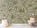Wallpaper - Playful Woods - Green (Pre - Order) - LPM Home