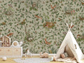 Wallpaper - Playful Woods - Green (Pre - Order) - LPM Home