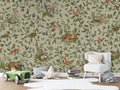 Wallpaper - Playful Woods - Green (Pre - Order) - LPM Home