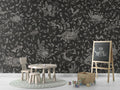 Wallpaper - Playful Woods - Monochrome - Black (Pre - Order) - LPM Home