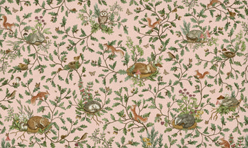 Wallpaper - Playful Woods - Pink (Pre - Order) - LPM Home