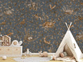 Wallpaper - Playful Woods - Vintage - Blue (Pre - Order) - LPM Home