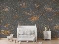 Wallpaper - Playful Woods - Vintage - Blue (Pre - Order) - LPM Home