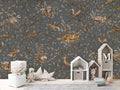 Wallpaper - Playful Woods - Vintage - Blue (Pre - Order) - LPM Home