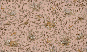 Wallpaper - Playful Woods - Vintage - Pink (Pre - Order) - LPM Home