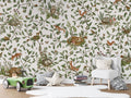 Wallpaper - Playful Woods - White (Pre - Order) - LPM Home