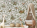 Wallpaper - Playful Woods - White (Pre - Order) - LPM Home