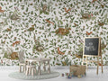 Wallpaper - Playful Woods - White (Pre - Order) - LPM Home