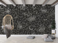 Wallpaper - Playful Woods - Monochrome - Black (Pre - Order) - LPM Home