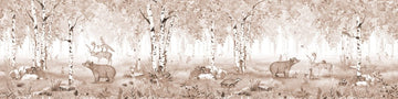Wallpaper - Bear King Brown - Panorama (Pre - Order) - LPM Home