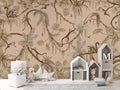 Wallpaper - Playful Monkeys - Vintage - Beige (Pre - Order) - LPM Home