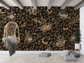 Wallpaper - Playful Woods - Vintage - Black (Pre - Order) - LPM Home