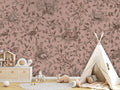 Wallpaper - Playful Woods - Monochrome Pink (Pre - Order) - LPM Home