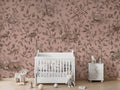 Wallpaper - Playful Woods - Monochrome Pink (Pre - Order) - LPM Home