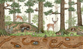 Wallpaper - Animals in the Forest (Pre - Order) - LPM Home