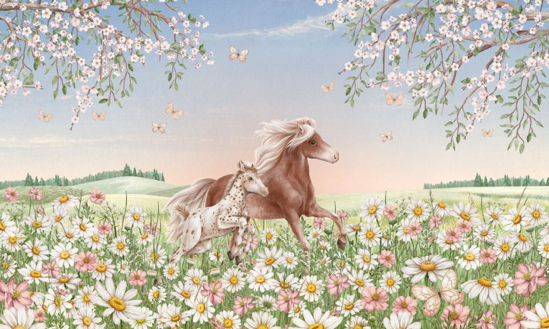 Wallpaper - Happy Horses (Pre - Order) - LPM Home