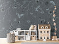 Wallpaper - Playful Forest - Monochrome - Blue (Pre - Order) - LPM Home
