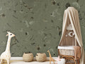 Wallpaper - Playful Forest - Monochrome - Green (Pre - Order) - LPM Home
