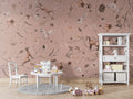 Wallpaper - Playful Forest - Monochrome - Pink (Pre - Order) - LPM Home