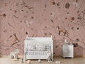 Wallpaper - Playful Forest - Monochrome - Pink (Pre - Order) - LPM Home