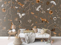 Wallpaper - Playful Forest - Taupe (Pre - Order) - LPM Home