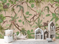 Wallpaper - Playful Monkeys - Beige (Pre - Order) - LPM Home