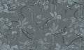 Wallpaper - Playful Monkeys - Monochrome - Blue (Pre - Order) - LPM Home