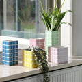 Vase Tile, Pink - Le Petit Marché Home Furniture