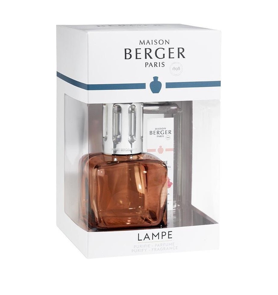 Lampe Gift Set, LPE Glacon Rose Amber with Hibiscus Love Refill 250ml - Le Petit Marché Home Furniture