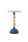 Side Table Mannelli, Blue, Firwood - LPM Home