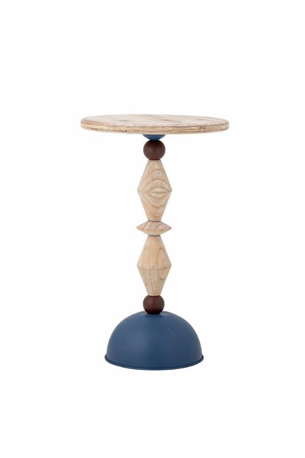 Side Table Mannelli, Blue, Firwood - LPM Home