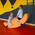 Buddy Soft Play Double Rocker, Orange (Pre - Order) - Le Petit Marché Home Furniture