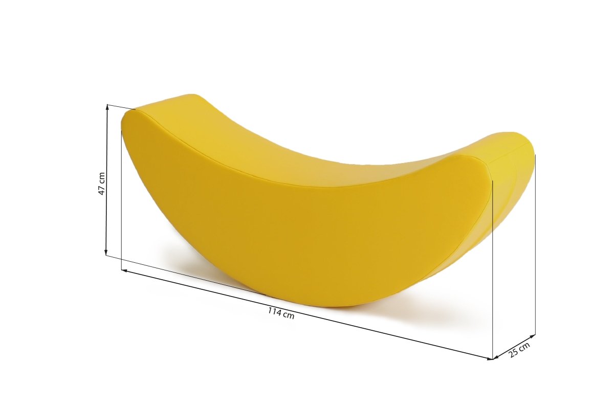 Banana Soft Play Ride On Toy, Yellow (Pre - Order) - Le Petit Marché Home Furniture