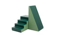 Mega Fun Slider Soft Play Step and Slide Set, Reseda Green/ Pine Green (Pre - Order) - Le Petit Marché Home Furniture