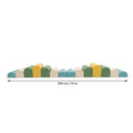 Motion 14 Multifunctional Soft Play Activity Blocks, Pastel Turquoise (Pre - Order) - Le Petit Marché Home Furniture