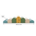 Motion 7 Multifunctional Soft Play Activity Blocks, Pastel Turquoise (Pre - Order) - Le Petit Marché Home Furniture