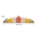 Motion 7 Multifunctional Soft Play Activity Blocks, Pastel Pink (Pre - Order) - Le Petit Marché Home Furniture