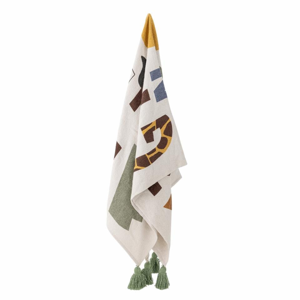 Throw Memmo, Multi, Recycled Cotton - Le Petit Marché Home Furniture