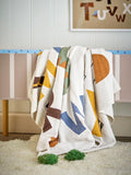 Throw Memmo, Multi, Recycled Cotton - Le Petit Marché Home Furniture