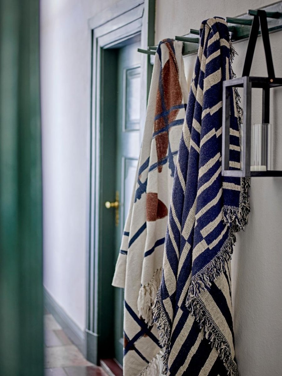 Throw Imperia, Nature, Recycled Cotton - Le Petit Marché Home Furniture