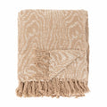 Throw Okapi, Brown, Recycled Cotton - Le Petit Marché Home Furniture