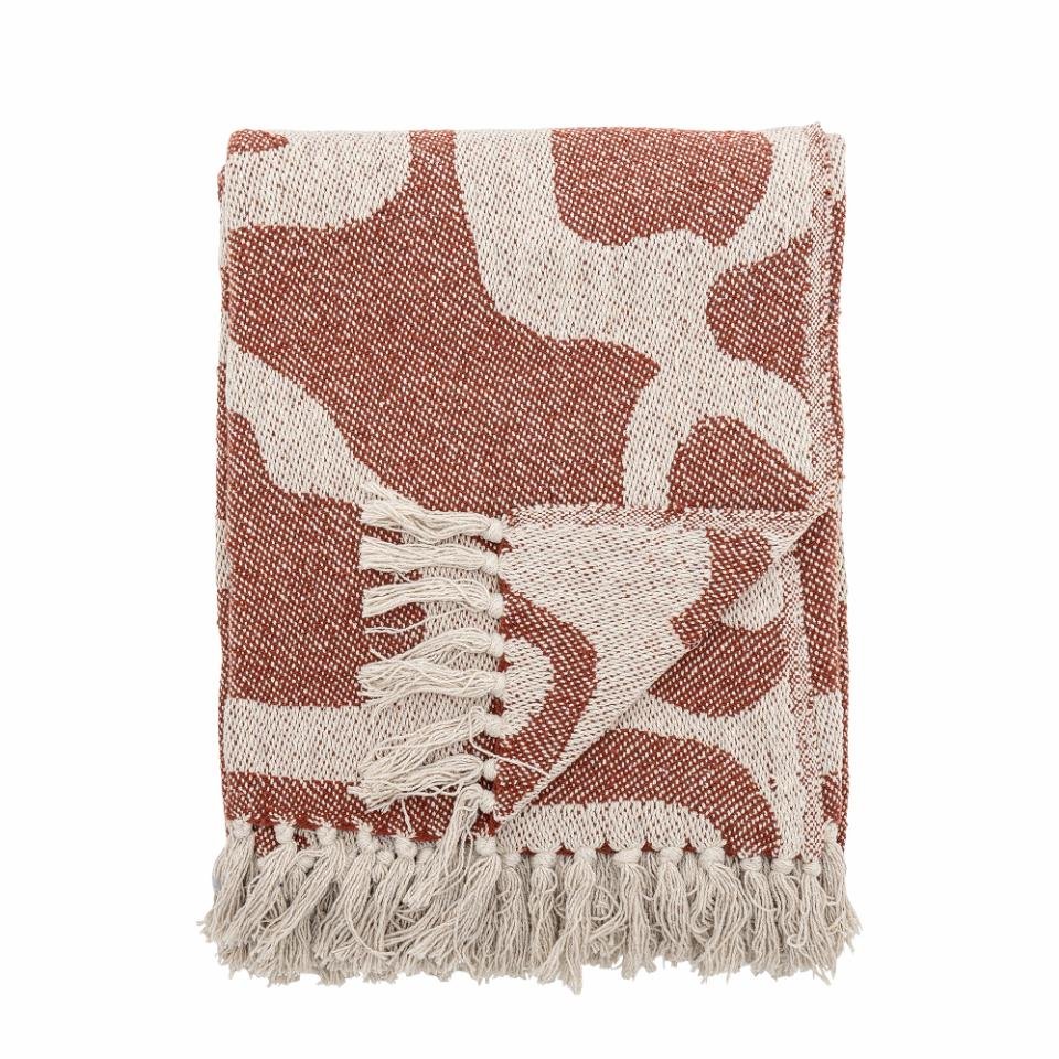 Throw Salobre, Brown, Recycled Cotton - Le Petit Marché Home Furniture