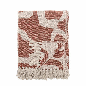 Throw Salobre, Brown, Recycled Cotton - Le Petit Marché Home Furniture