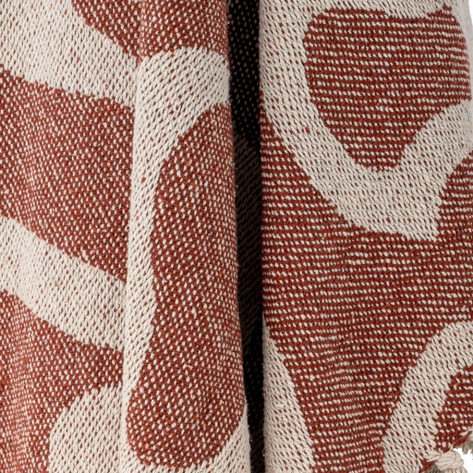 Throw Salobre, Brown, Recycled Cotton - Le Petit Marché Home Furniture