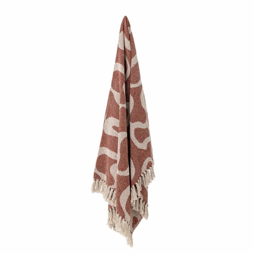 Throw Salobre, Brown, Recycled Cotton - Le Petit Marché Home Furniture