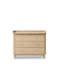 Wood Nursery Dresser 3 Drawers, Oak - Le Petit Marché Home Furniture