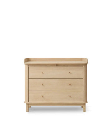 Wood Nursery Dresser 3 Drawers, Oak - Le Petit Marché Home Furniture