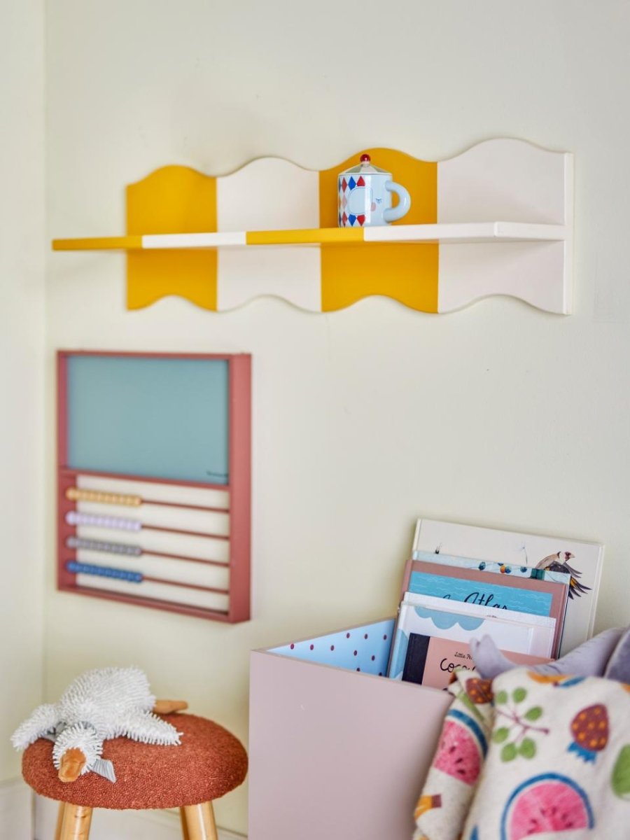 Shelf Bubbi, Yellow, MDF - LPM Home