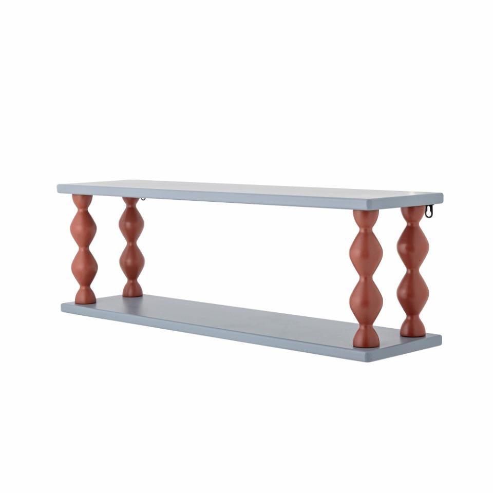 Shelf Bibiola, Blue, MDF - LPM Home