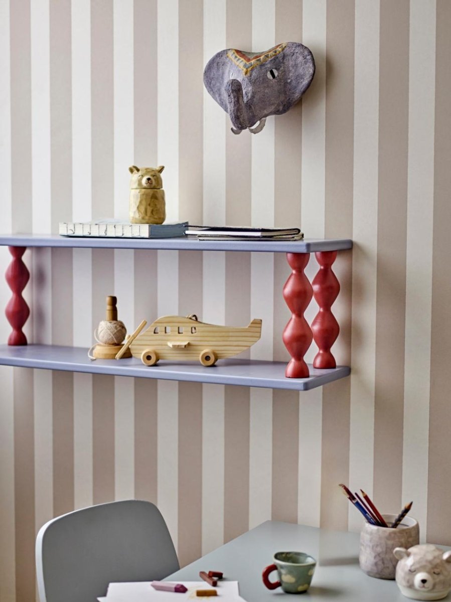 Shelf Bibiola, Blue, MDF - LPM Home